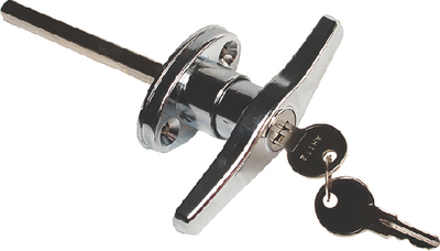 RV DESIGNER L551 T HANDLE LOCK-4" SQUARE SHAFT